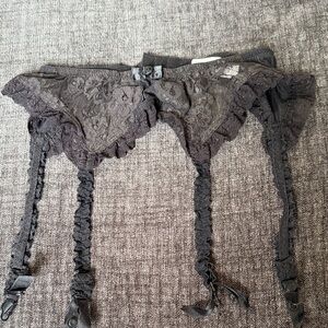 Oscar de la Renta Vintage Lace Garter Belt